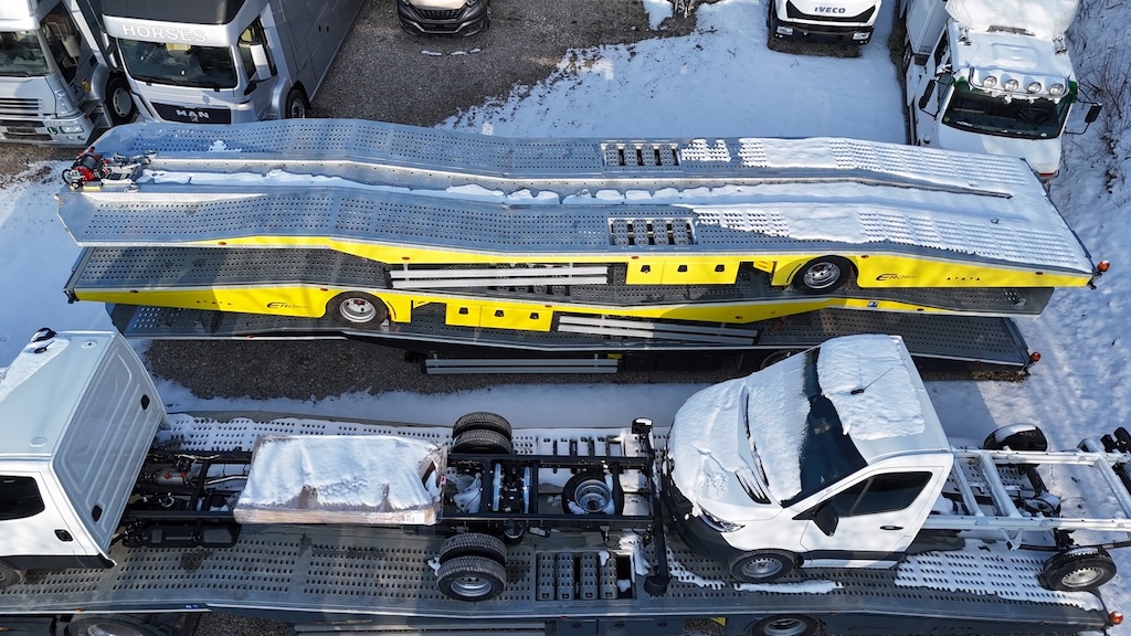 Eroglu Auflieger Autotransporter - caravan carrier LKW