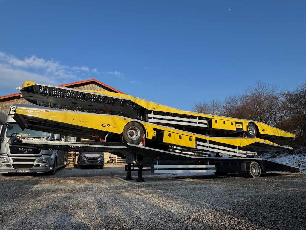 Eroglu Auflieger Autotransporter - caravan carrier LKW