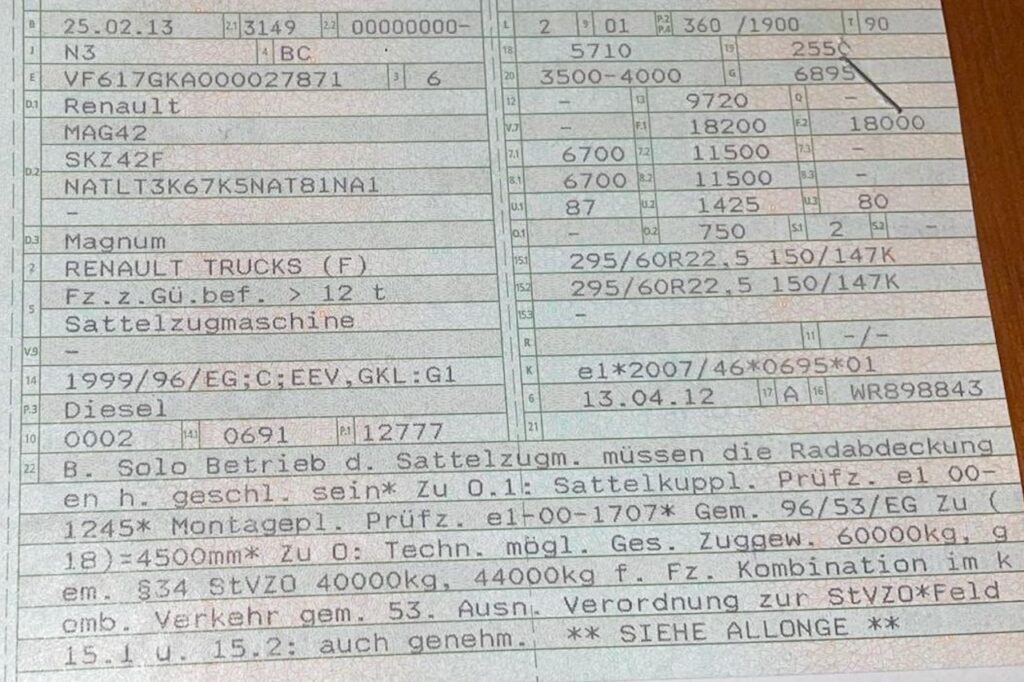Renault Magnum Sattelzugmaschine LKW Low Liner